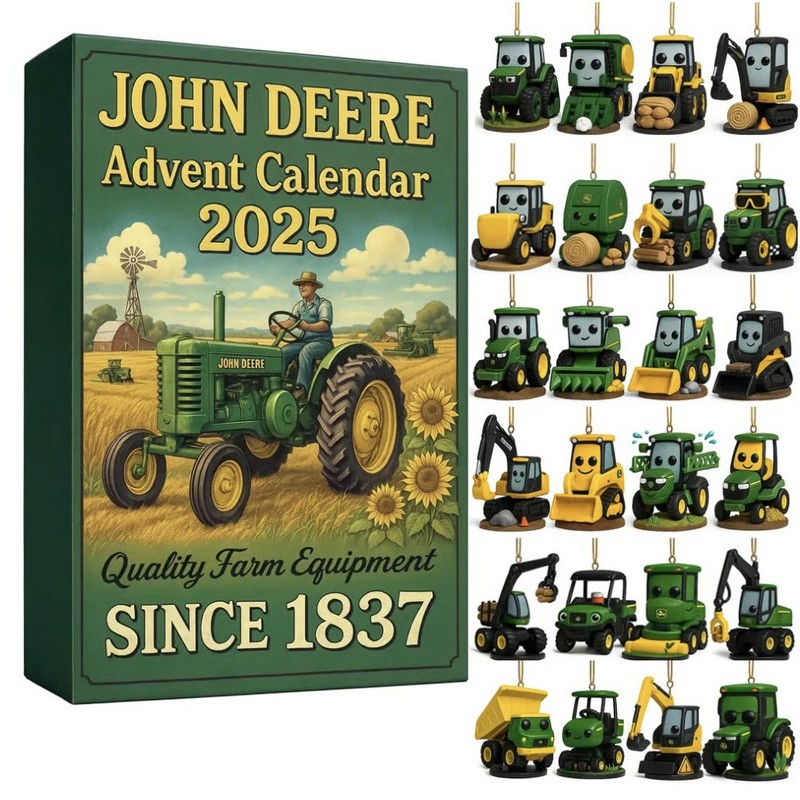 新品24 Days *John Deere Advent Calendar 2025倒计时日历盒|undefined