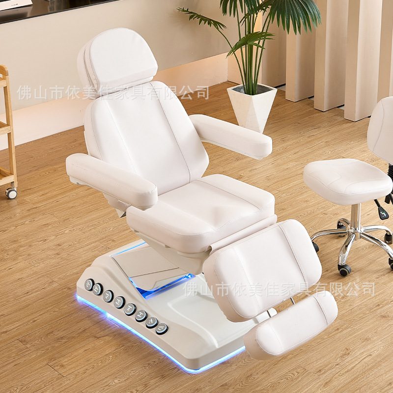 Cama de belleza inteligente, cama especial para salón de belleza, cama de belleza de pestañas, cama de masaje de elevación y tatuaje, cama de fisioterapia de masaje de micro acabado