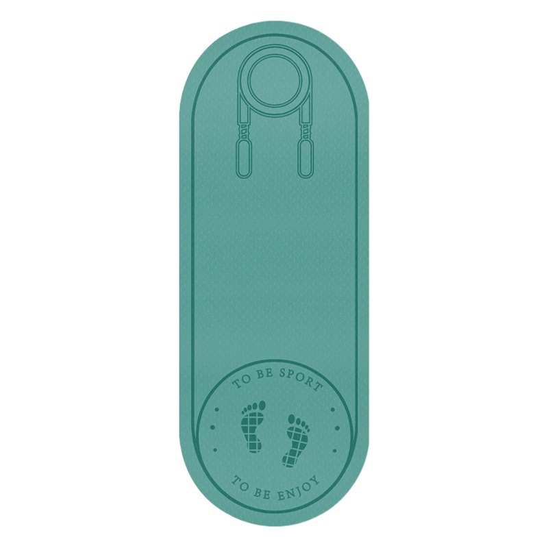 tpe rope skipping mat sound insulation cushion indoor fitness sports rope skipping mute mat thickened rubber anti-slip mat