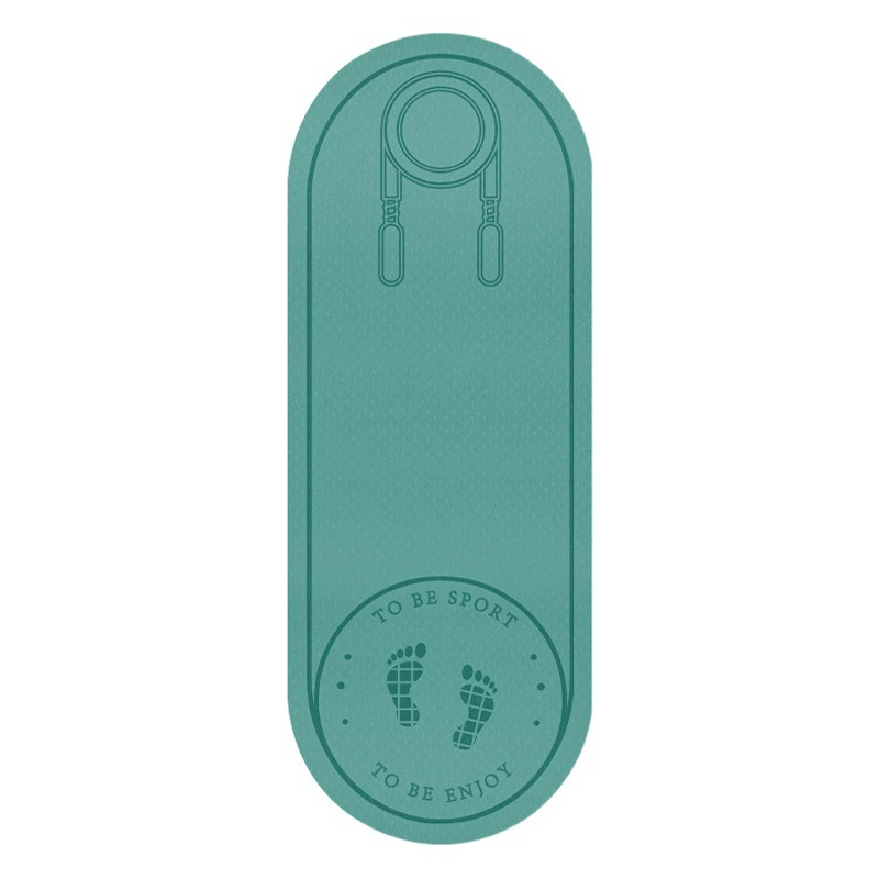 TPE скакалка прокладка звуконепроницаемый амортизирующий коврик для фитнеса в помещении Спортивный скакалка бесшумный коврик утолщенный резиновый противоскольчатый коврик