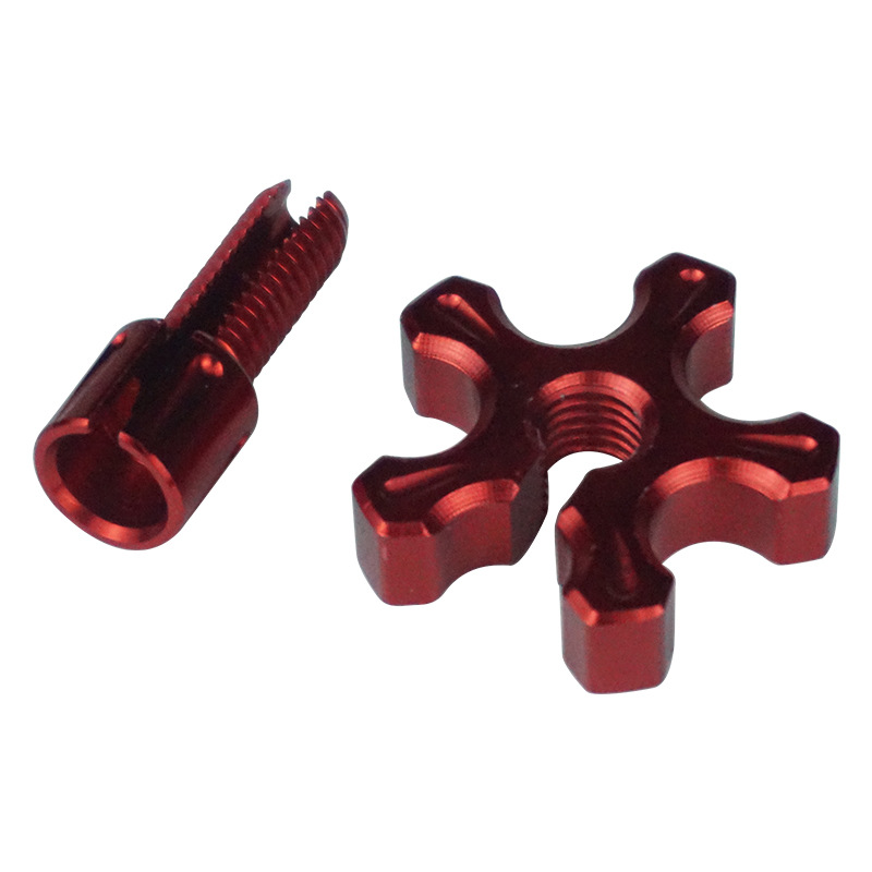 Modificado gran desplazamiento motocicleta embrague ajuste tornillo color aleación de aluminio anodizado CNC proceso transfronterizo