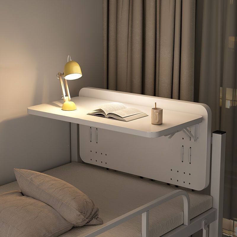 Folding table, hanging bedside study table, dormitory lazy person's gadget, can be used on the edge of bunk beds as a simple computer desk Folding table, hanging bedside study table, dormitory lazy person's gadget, can be used on the edge of bunk beds as a simple computer desk