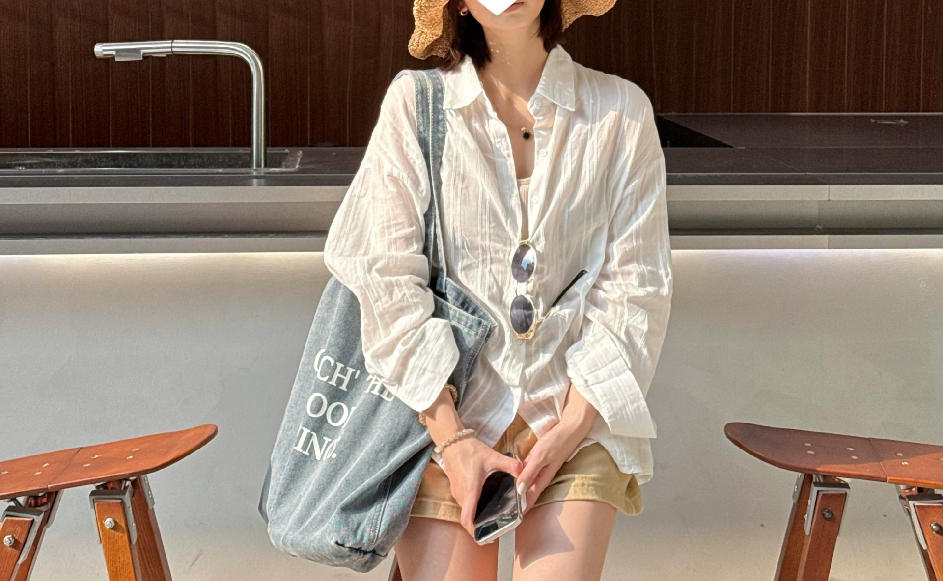 Белая рубашка из чистого хлопка, свободная повседневная женская рубашка в корейском стиле, закрывающая тело и утягивающий солнцезащитный топ, весенний топ