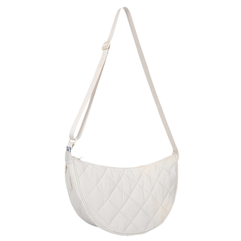 Elegant Women's Large Nylon Shoulder Bag Crossbody Dumpling_voghion.com