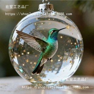�羳�¿� Nature s Birds Crystal Glass Ornament��Ȼ�B�����Ʒ