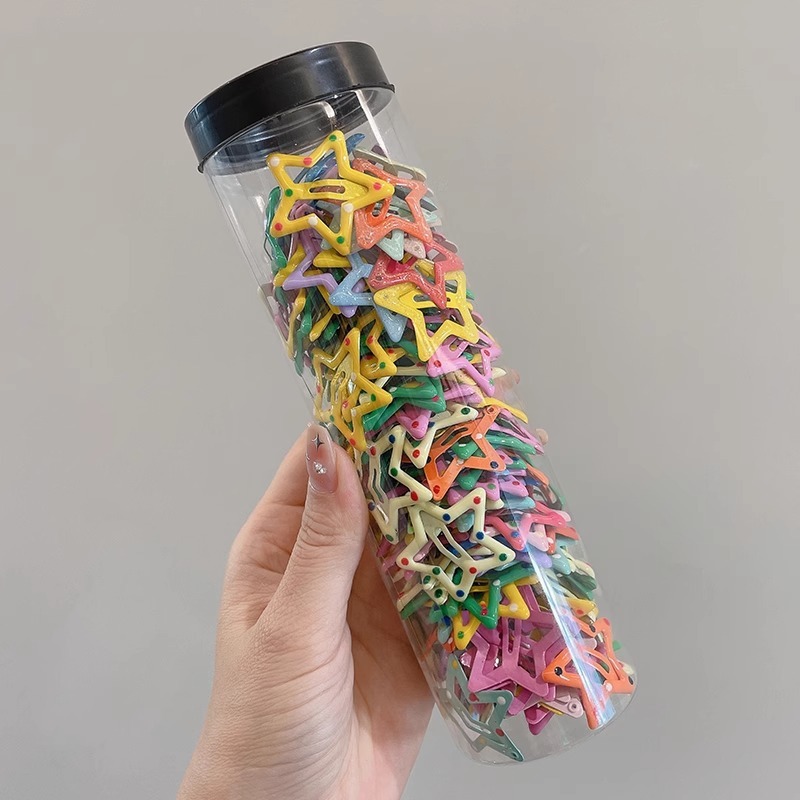 ドーパミンカラー星ヘアクリップキャンディー色少女甘い前髪側ヘアピン砕髪bbクリップ卸売り|undefined