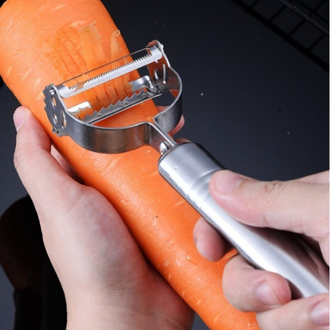 ステンレス鋼の皮むきナイフ、ジャガイモの皮むき器、皮むき器セット、3点セット、多機能キッチン用品、フルーツスクレーパー|undefined