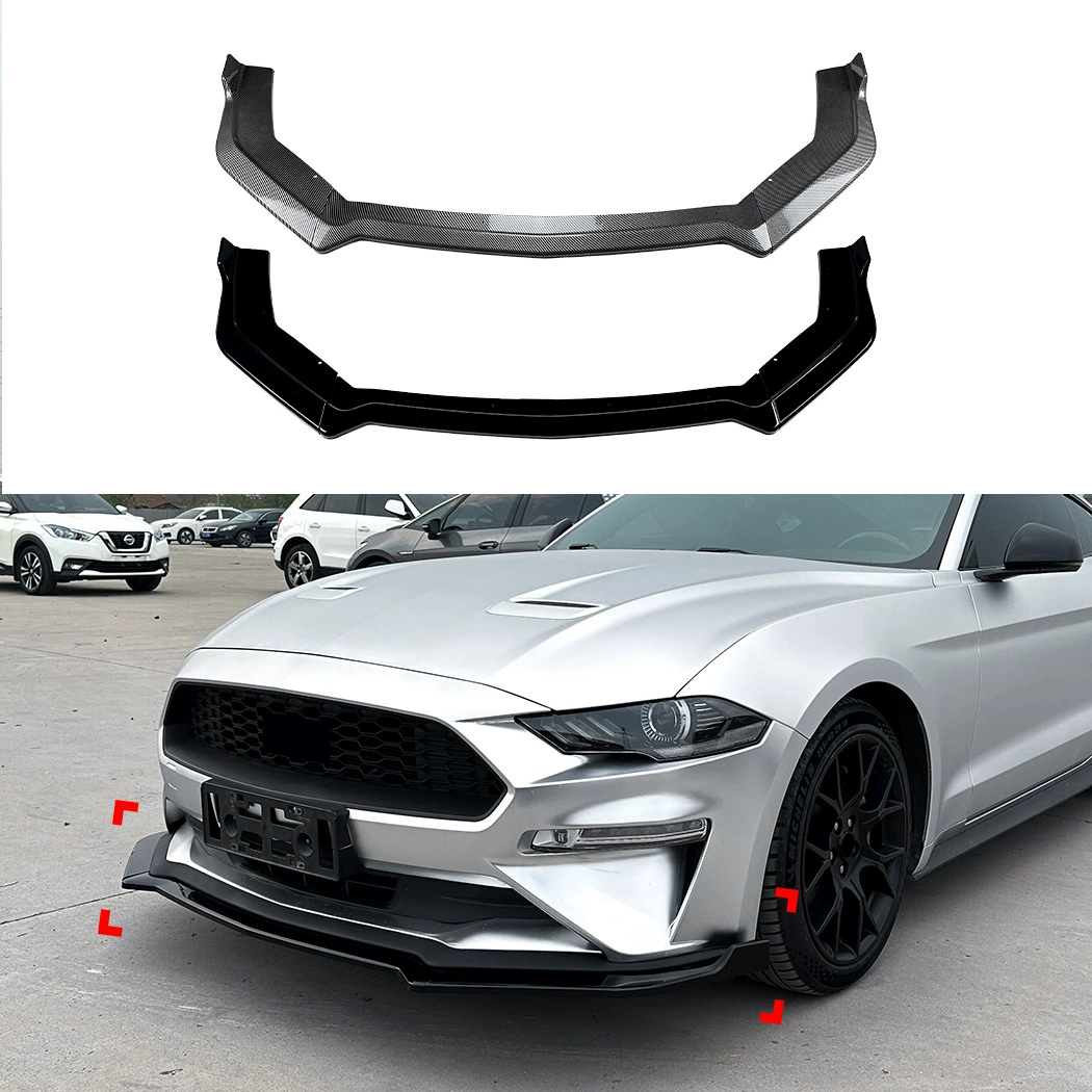Подходит для Ford Mustang MK6.5 2018-23 передний бампер передний спойлер передняя губа спойлер для экстерьера
