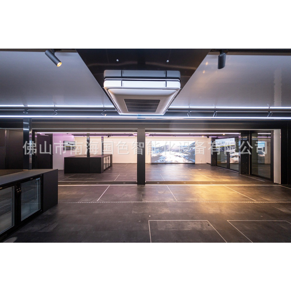 Guangdong Creative Development Box Sala de exposiciones Tienda Contenedor plegable de dos alas Sala móvil Hotel móvil Caja de embalaje Casa