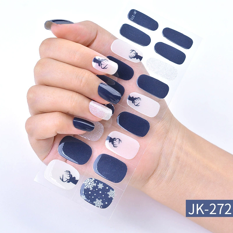 Набор для ногтей XT Gel с наклейками, искусственные ногти и лак для ногтей