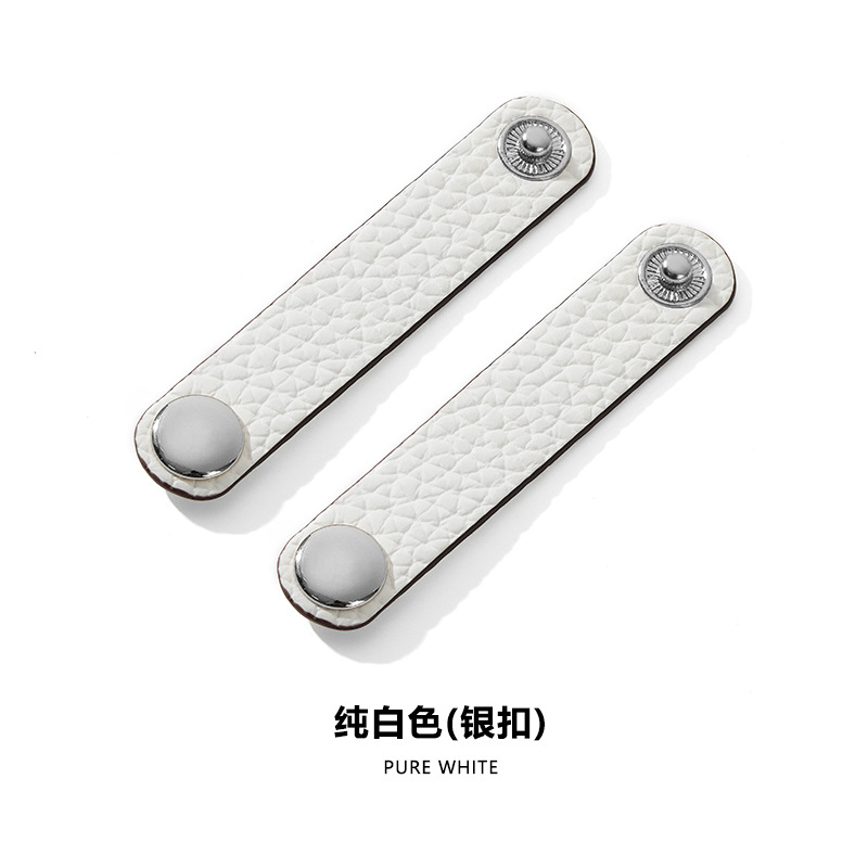 D-55 pure white silver buckle/2