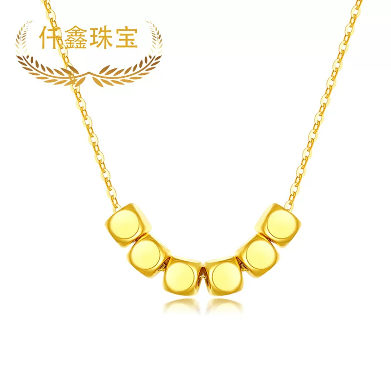 仟鑫珠宝 Golden beads, accessory, creative accessories, 24 carat, wholesale