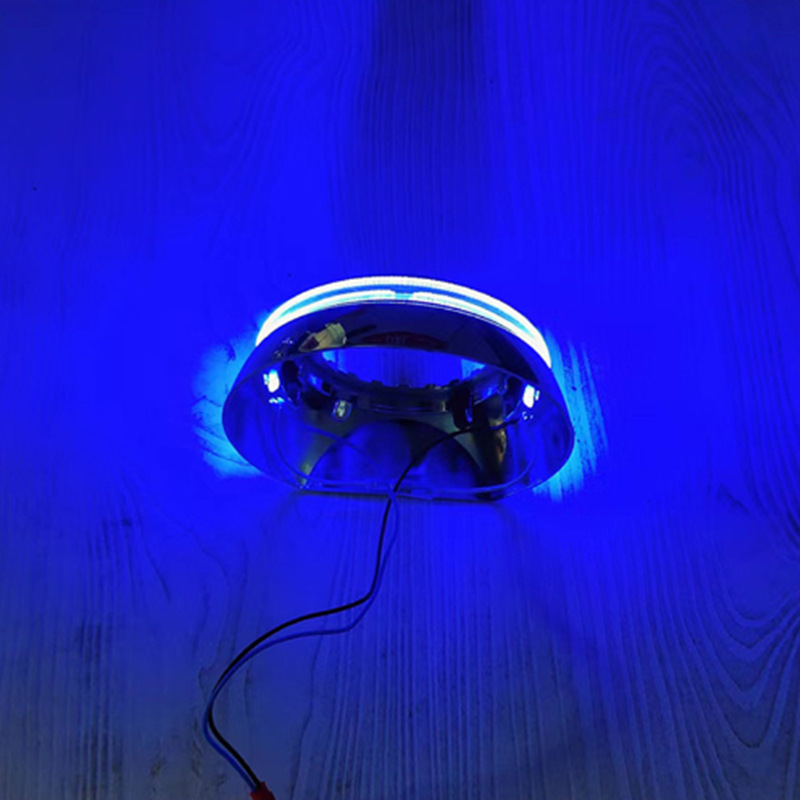 Nuevo 3.0 pulgadas GTIB cubierta de apertura integral cubierta de decoración de automóviles lente de doble luz modificada máscara