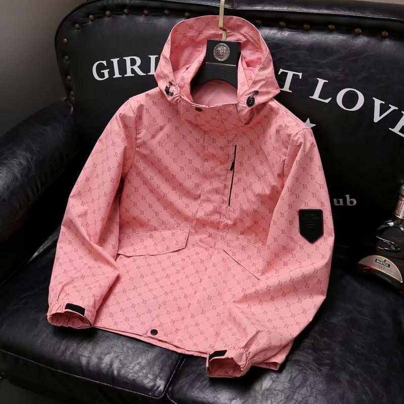 New Youth Men's Sports Spring And Autumn Casual Hooded Windbreaker Trendy Waterproof Outdoor Vintage Jacket_viptrois.com