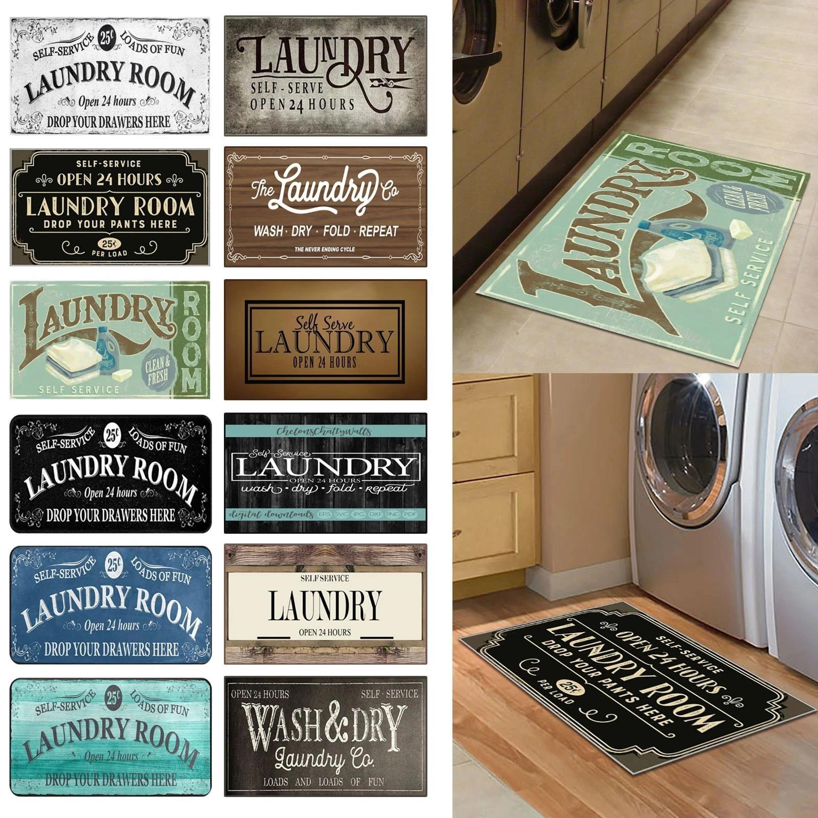 Laundry entrance door mat home luxury decor kitchen floor mat…
