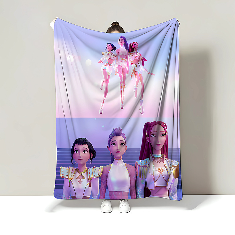 Transfronterizos de franela, mantas de caza de brujas, mantas de siesta, impresión de franela, mantas de cubierta simple y caliente.