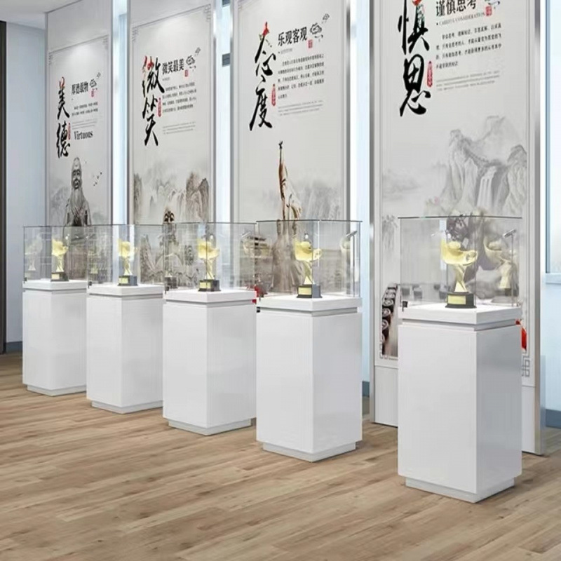 模型展示柜透明玻璃柜台珠宝玉器展览展示博物馆客厅陈列柜古董柜