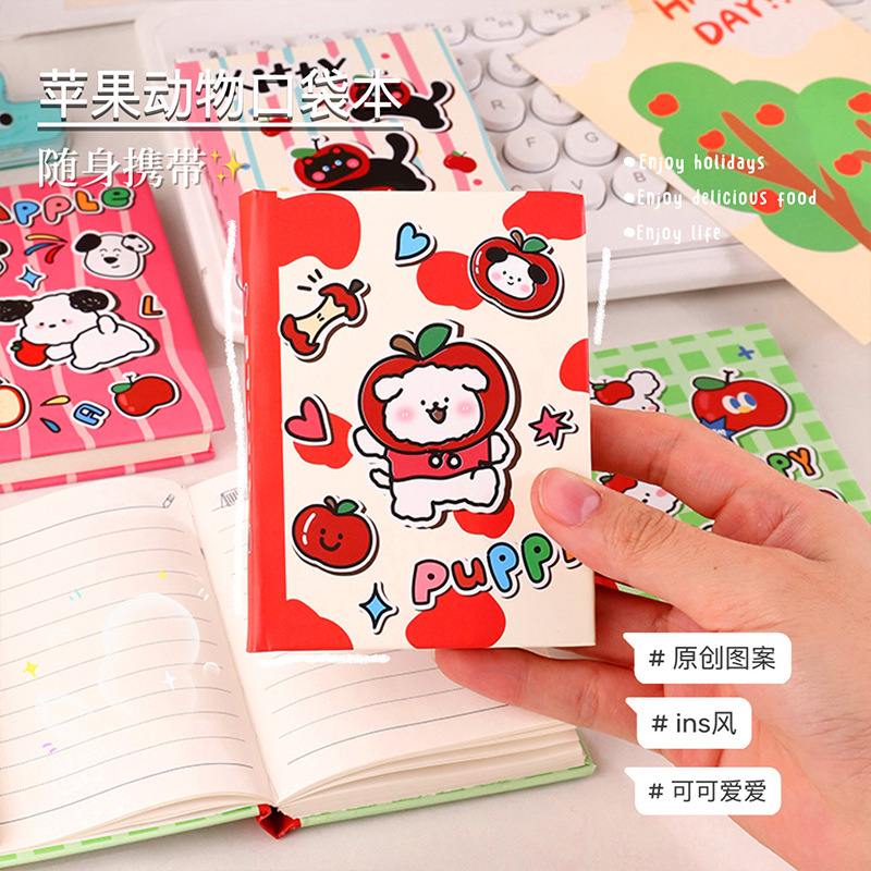 Alto valor facial bolsillo ben dopamina mini cuaderno portátil estudiante portátil a7 palabras benins cuaderno de notas viento