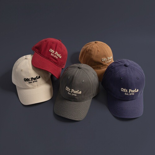 Camo Blue Korean Style Parent-Child Duck Bill Hat Four Seasons Couple Face-Smaller Hat Children Soft Top Children's Baseball Cap Spring