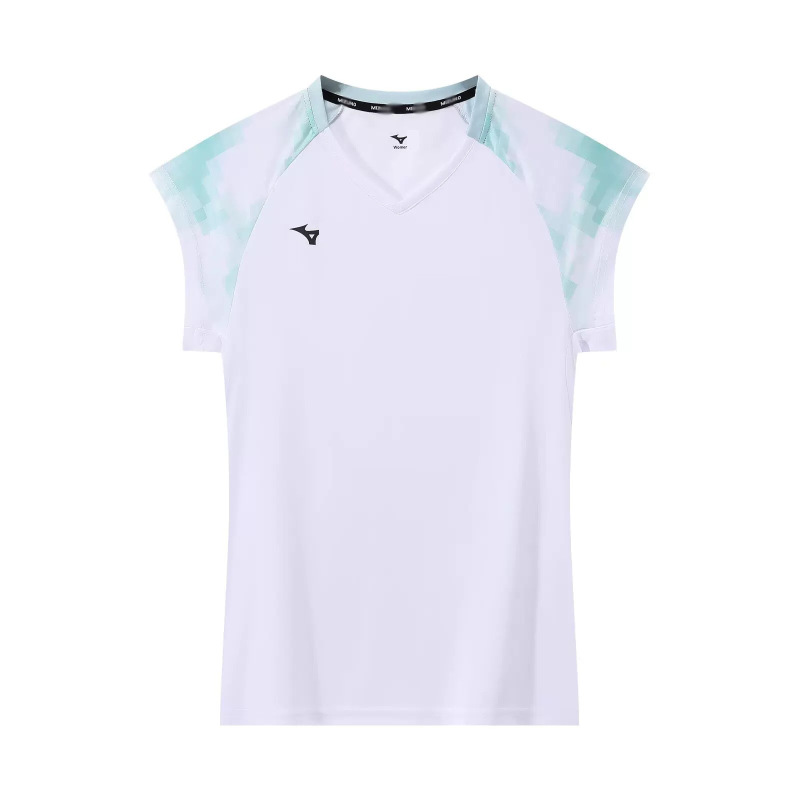 25新款JP版美津农羽毛球服训练服女款大赛服团购定 制|undefined