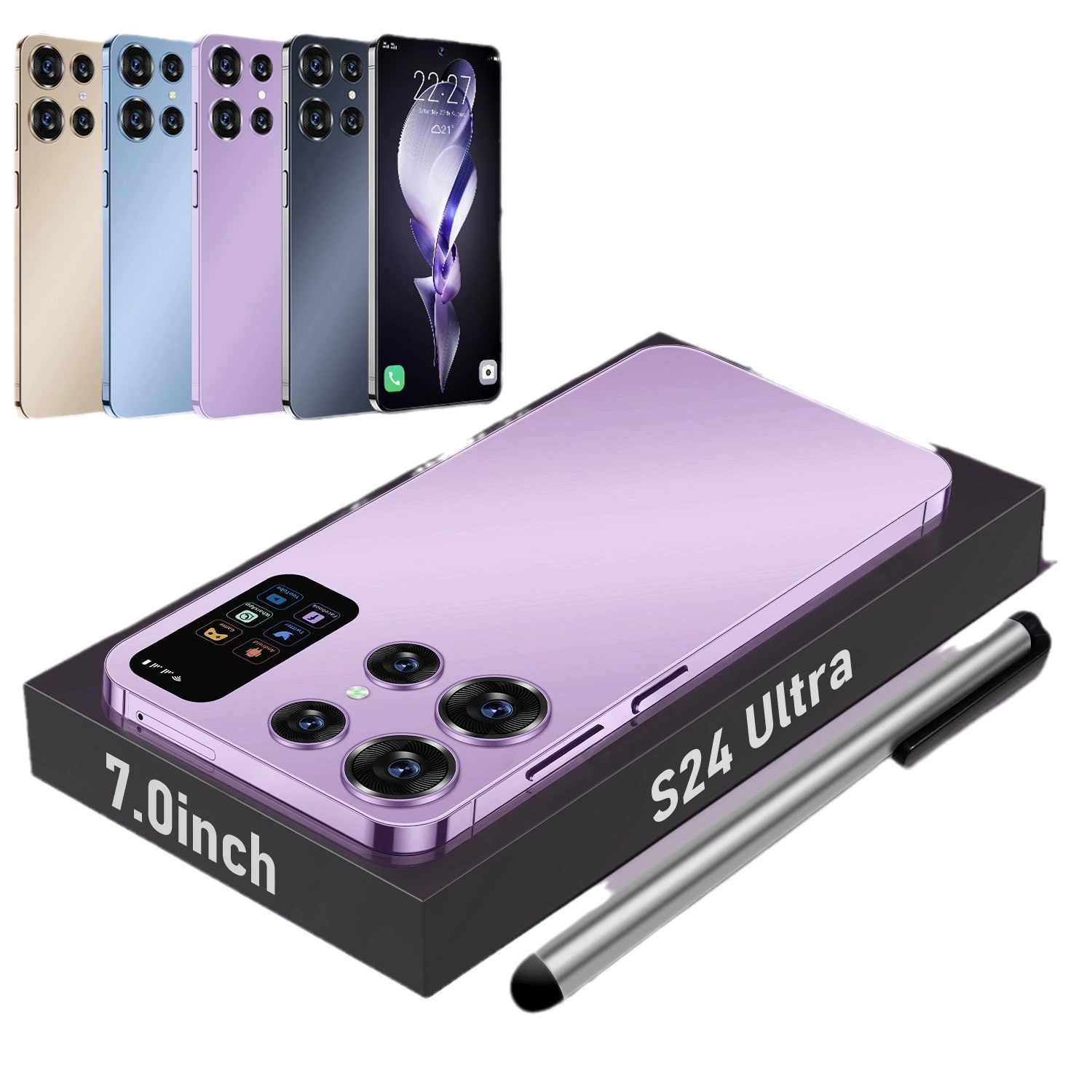 Смартфон Android S24Ultra5G16+1ТБ иностранная торговля одобрено глобально универсальный полный экран европейская и американская версия