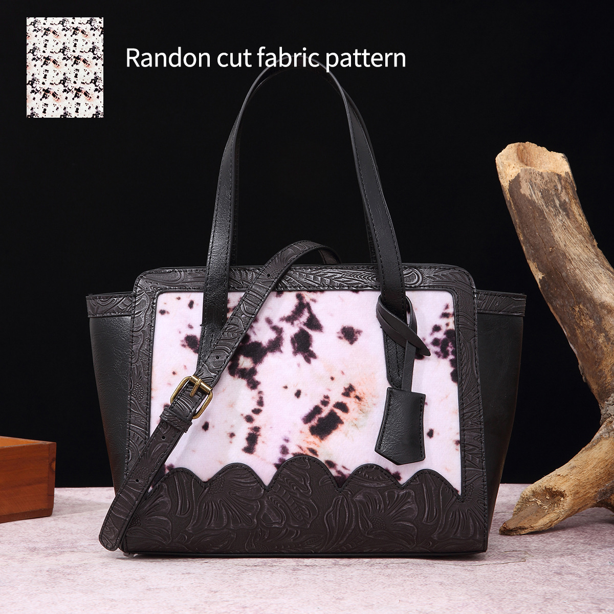 Retro Mode Damen Satchel Schulter Umhängetasche Wollsamt Damen Tasche_voghion.com