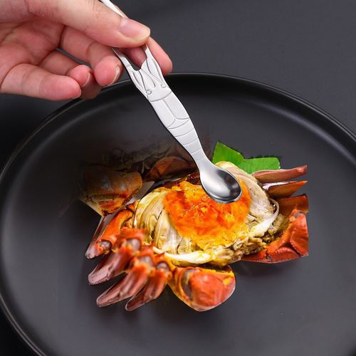 Crab Needle Stainless Steel Tableware Kitchen Tools Multifunctional Crab Claws Lobster Fork Crab Meat Stick Walnut Needle Tools Wholesale