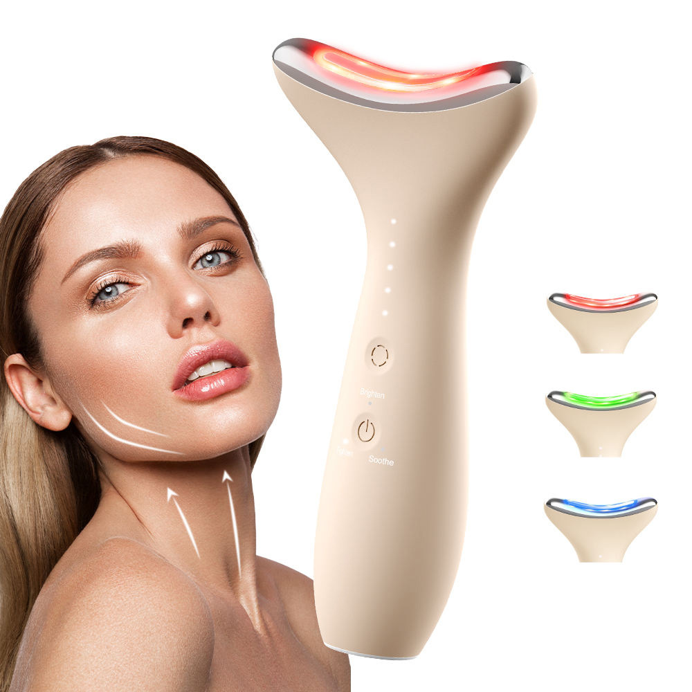 4 in 1 Home Beauty Equipment Facial Lifting Neck Massager Anti Wrinkle Wrinkle Removal Skin Care Facial Massager