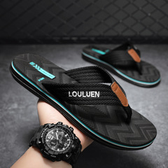 Cross-border new summer flip-flops for men, non-slip outer wear, eva beach sandals, casual sandals for men