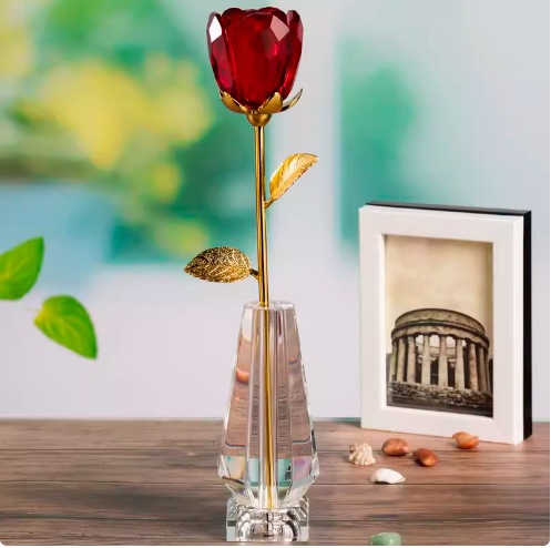 버드 스타일(빨간색) + 꽃병