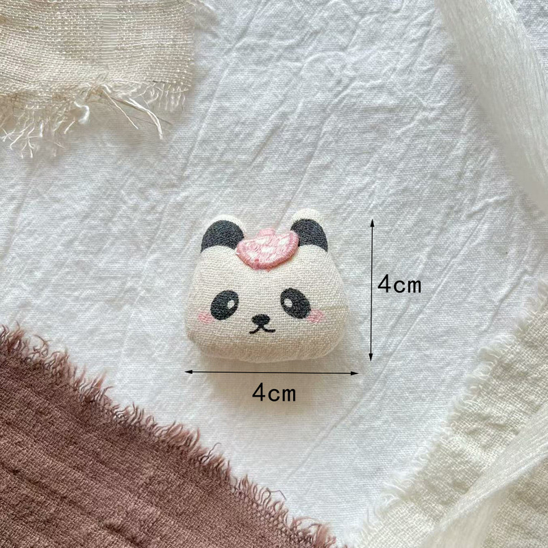 新款日系卡通布艺公仔头饰品配件可爱小动物毛绒胸针衣服鞋袜辅料|undefined