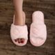 Daifa Cross-border Mao Mao Open-toe Women's Indoor and Outdoor Home Cotton Slippers for Four Seasons