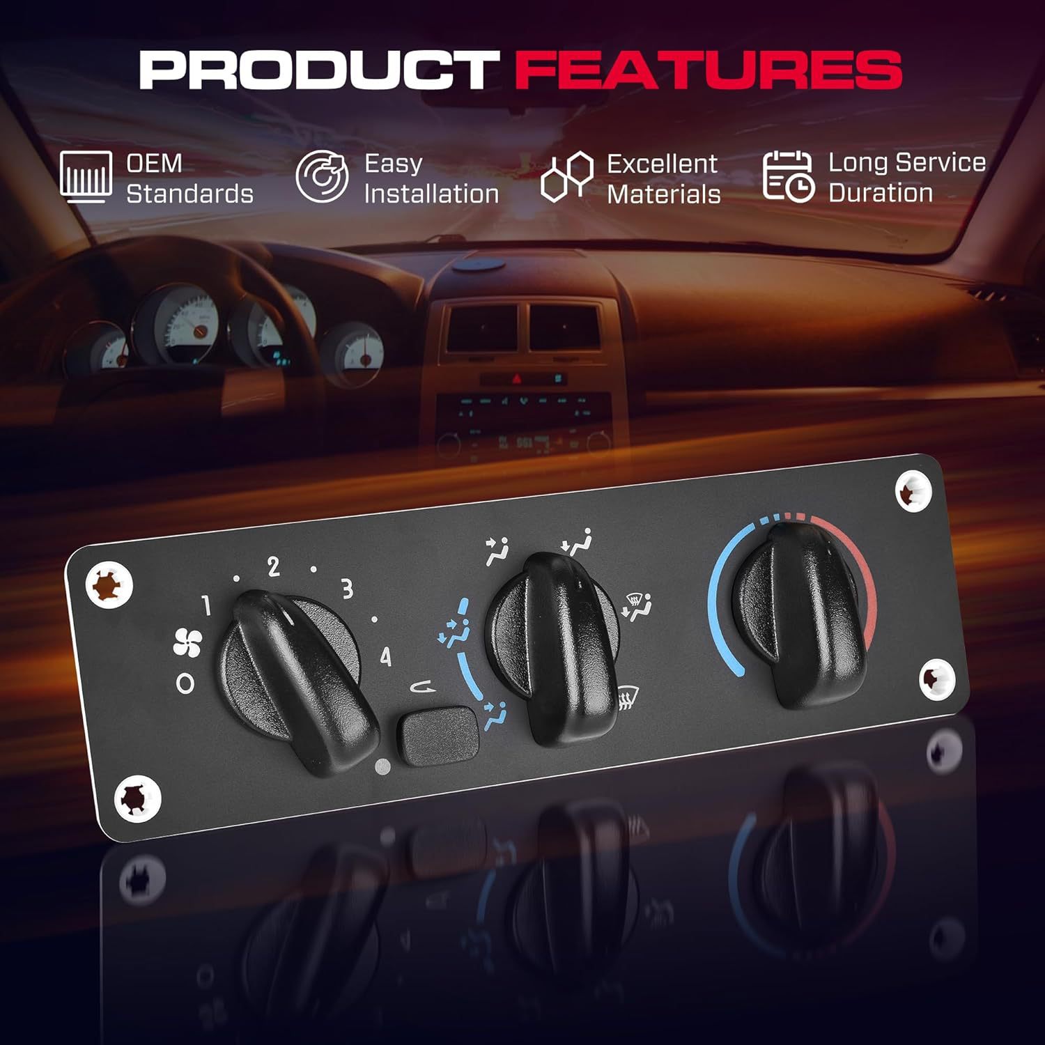Cross-Border Hot-Selling 599-008 Air Conditioning Control Module Switch Suitable for Freightliner
