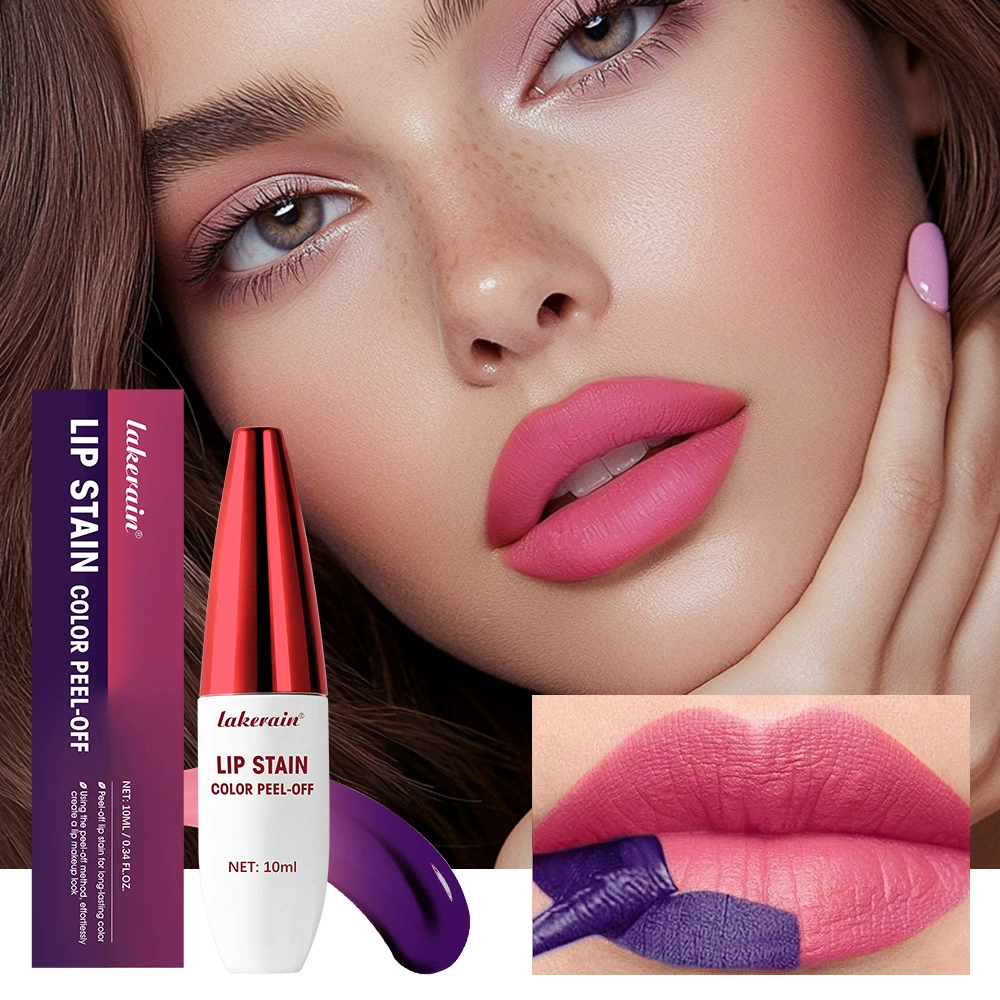 Lakerain Big Belly Peel-off Lip Gloss Легко окрашивается Увлажняющий Стойкая антипригарная помада для губ Cross-border Peel-off Lip Glaze