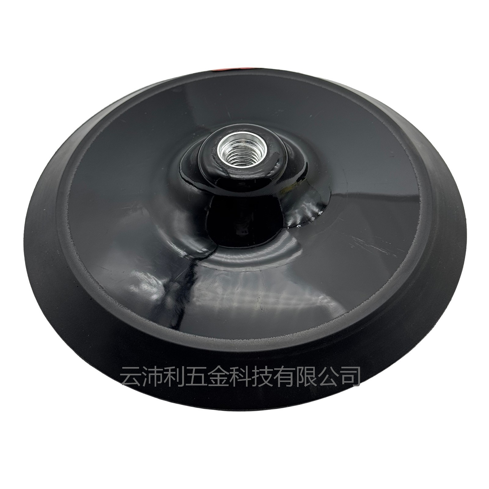 7寸PU电动抛光机打磨盘 汽车腻子抛光盘植绒砂纸粘盘托盘现货批发