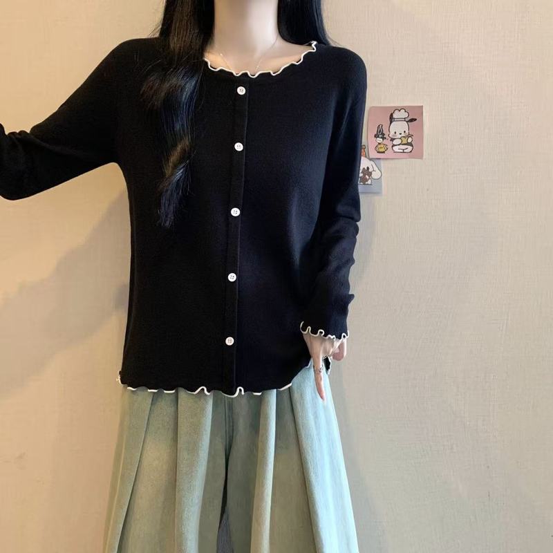300斤大码女装秋冬新款德绒保暖长袖T恤女木耳边宽松遮肚百搭上衣|undefined