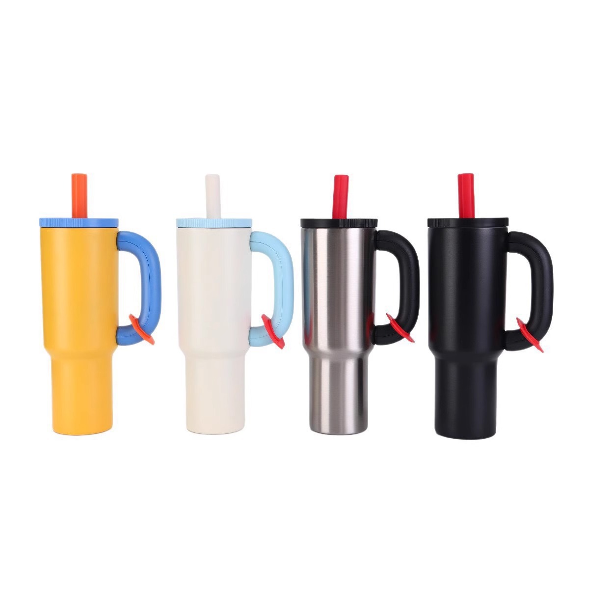 Cross-border 40oz mango taza de automóvil dopamina color 304 taza de vacío de acero inoxidable portable taza de hielo