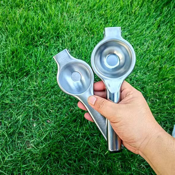迷你手动柠檬榨汁器不锈钢家用小型压汁器柠檬夹压汁机挤柠檬汁器