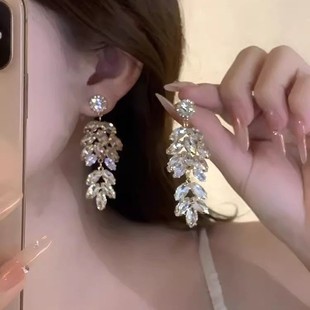 2026 summer new arrival: lightweight luxury tassel earrings for women, 925 sterling silver drop earrings | 618 limited-time offer
