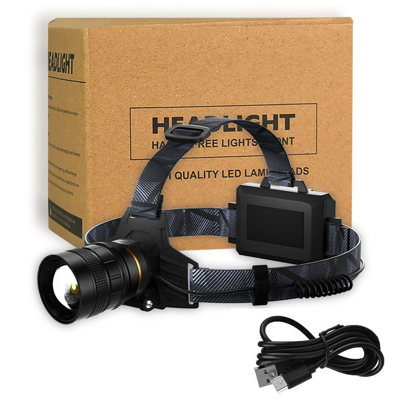 XT-8076(P50 램프 비드 + 백팩 2개에는 배터리가 포함되어 있지 않습니다.