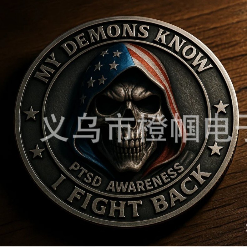 跨境Halloween Witch Challenge Coin万圣节女巫挑战硬币|undefined