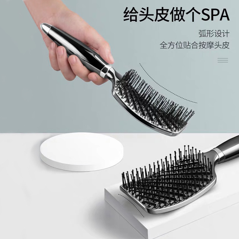 排骨櫛高頭蓋頂神器さん専用ロングヘア巻きマッサージ家庭用ブロー髪スタイルふわふわ大櫛|undefined