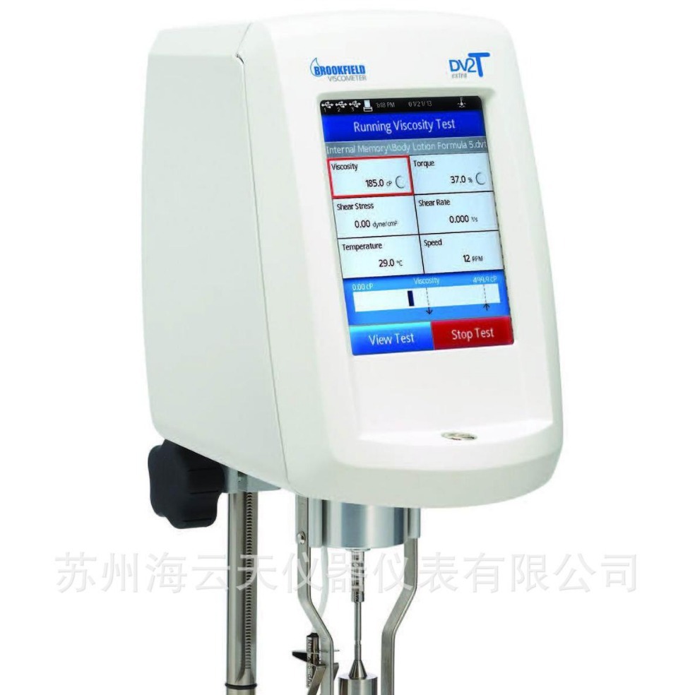 实验室粘度计RVDV2T RV系列适用于中等粘度流体博勒飞粘度计