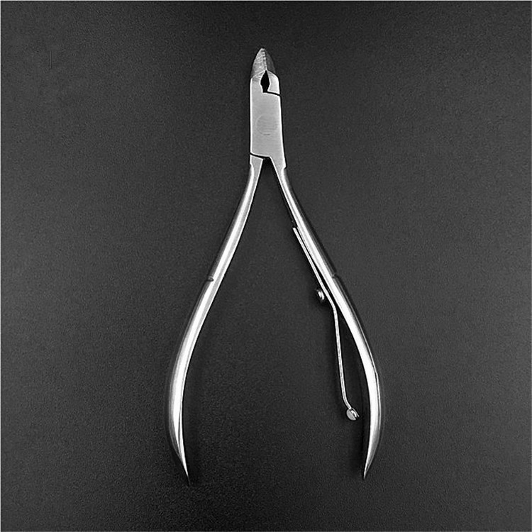 美甲不锈钢8716b指甲钳 死皮钳甲沟嵌甲斜口指甲剪