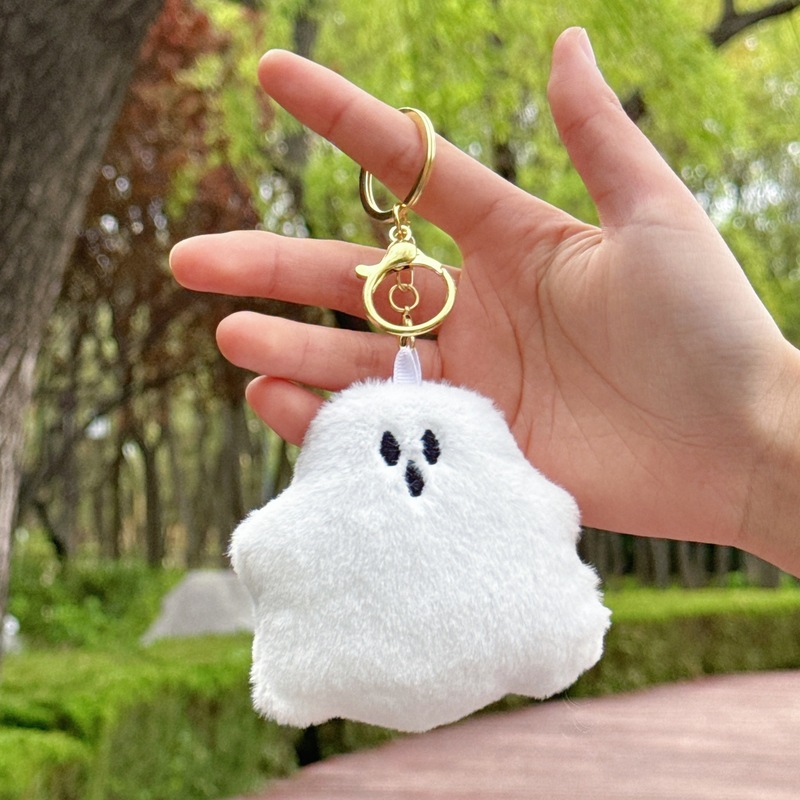 小紅書ハロウィン幽霊ペンダントカップルキーホルダー、バッグアクセサリー、小さな人形、ぬいぐるみ、カップルペンダント|undefined