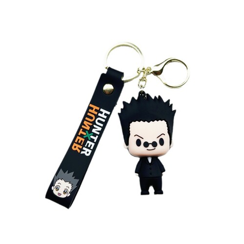 Cross-border creative full-time hunter Killua Zoldyck keychain pendant cartoon 3D doll decoration car key chain