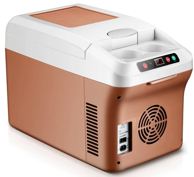 mini car cooling and heating – Soyuducular - 12l-brown-digital-display-european-standard-455x245x295mm