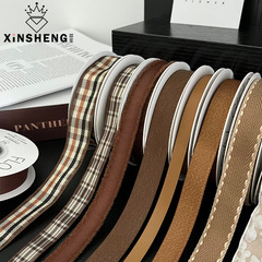 Xinyou Autumn and Winter Maillard Series Ribbon Flower Gift Band Bouquet DIY Ribbon Floral Gift Packaging Ribbon