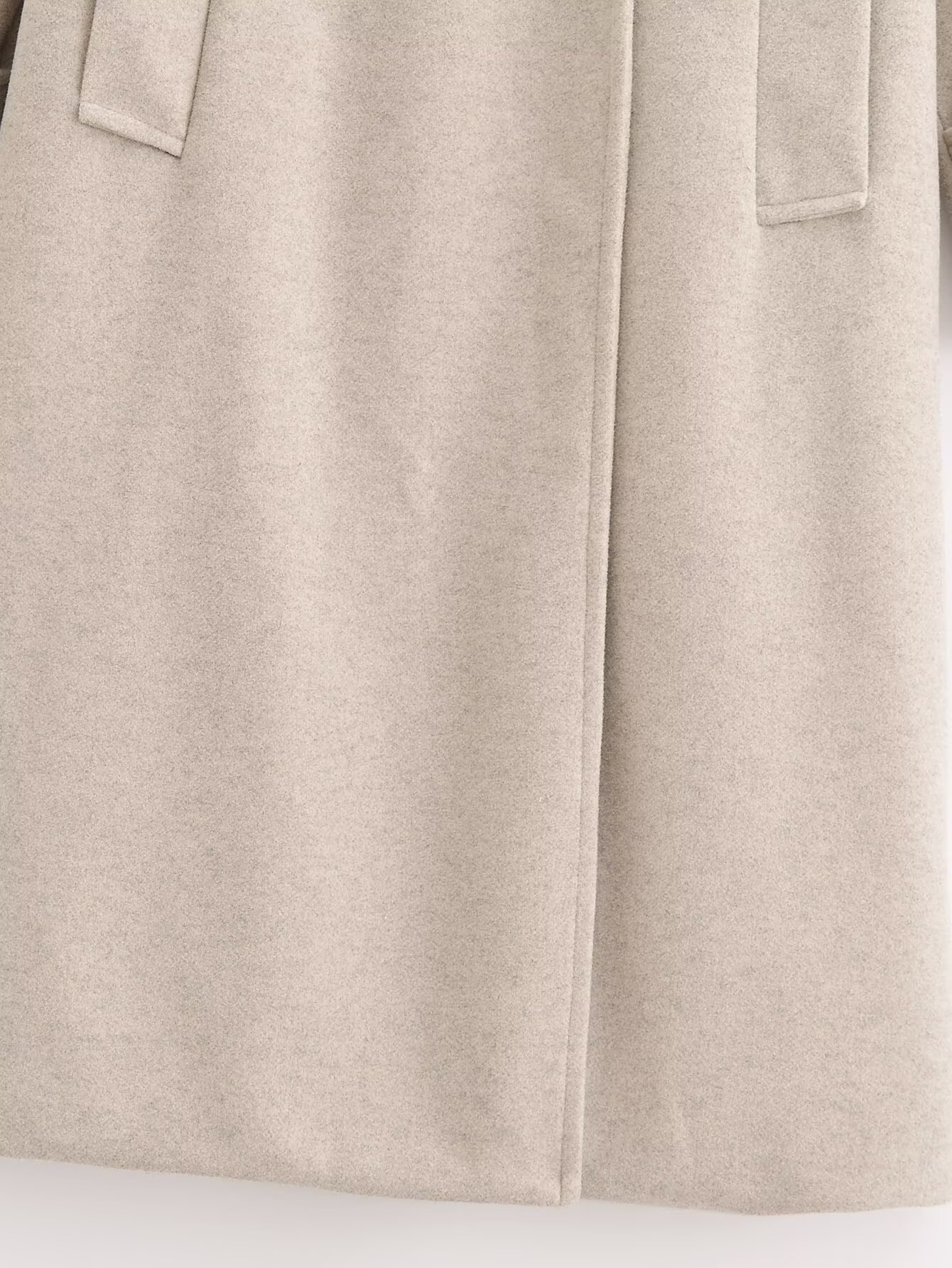 Vêtements pour femmes automne et hiver nouvelle mode de rue manteau coupe-vent en laine veste_voghion.com