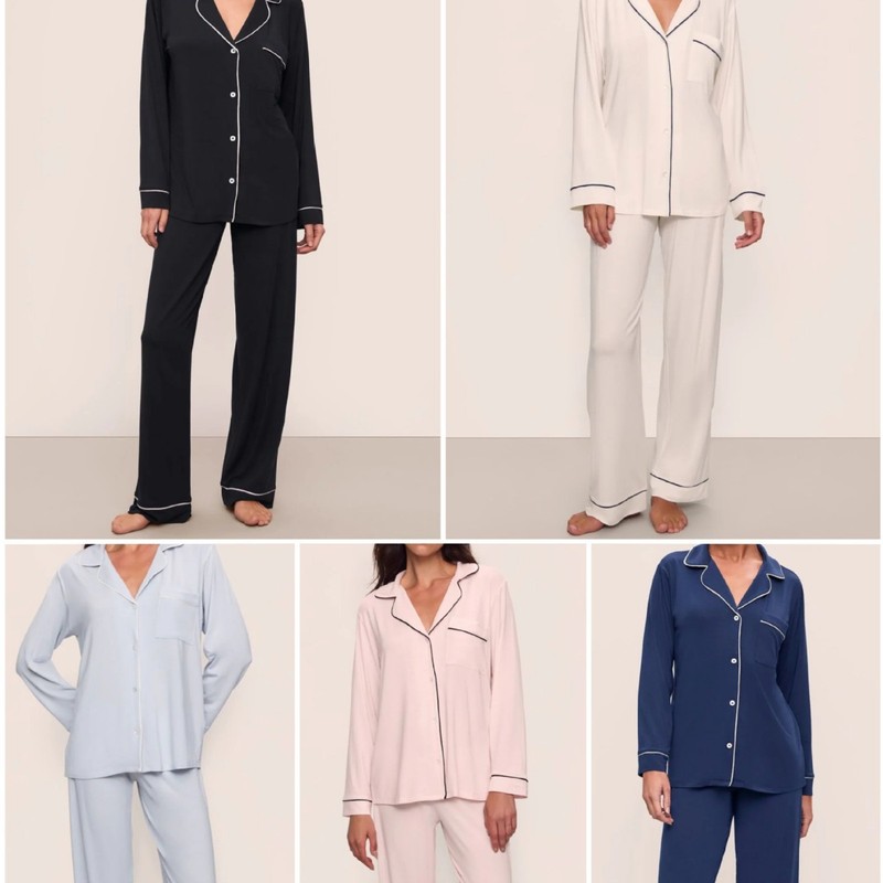 2025 Long-Sleeved European and American Style Casual Pajamas Loungewear Wholesale Satin Suit with Lapel Cross-Border Minimalist Style Modal